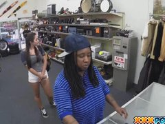 Sexy College Girl Flashes Her Tits In Shop