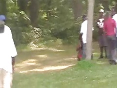Black Whores Orgy In The Park.