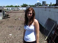 An Abandoned Lot Is A Place For Frolicking For This Brunette Slut. See Her In All Her Naked Glory As She Roams This Lot Filled W^amateur Vidz Homemade