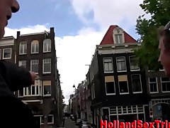 Sexy Dutch Prozzie Gives Head